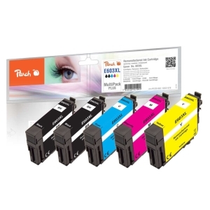 Peach  Spar Pack Plus Tintenpatronen XL kompatibel zu
Hersteller-ID: No. 603XL, C13T03A14010, C13T03A64010 Druckerpatronen