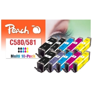 Peach  10er-Pack Tintenpatronen, kompatibel zu Toner
