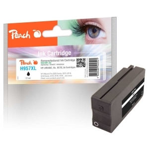 Peach  Tintenpatrone schwarz kompatibel zu
Hersteller-ID: No. 957XL bk, L0R40AE Tinte
