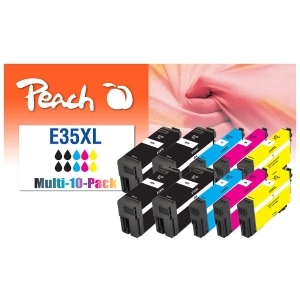 Peach  10er-Pack Tintenpatronen, kompatibel zu
Hersteller-ID: No. 35XL, T3591*4, T3592*2, T3593*2, T3594*2 Toner