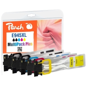 Peach  Spar Pack Plus Tintenpatronen, kompatibel zu Toner