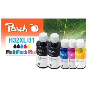Peach  Spar Pack Plus Tintenpatronen, kompatibel zu
Hersteller-ID: No. 32XL*2, No. 31 Tinte